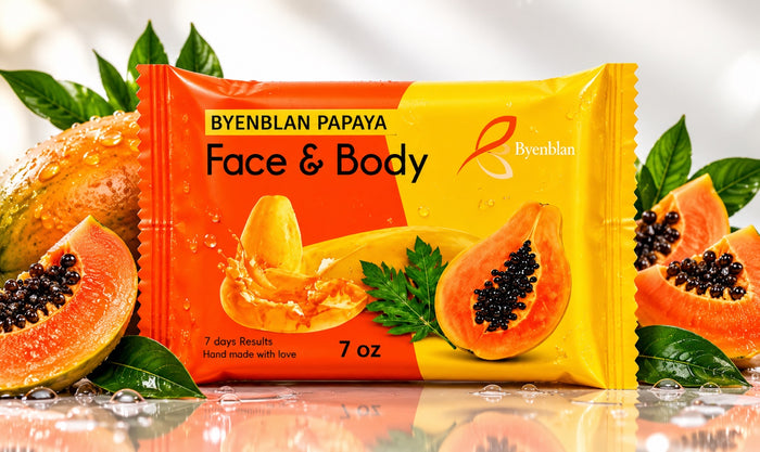Byehblan Papaya Face & Body Soap 7 oz
