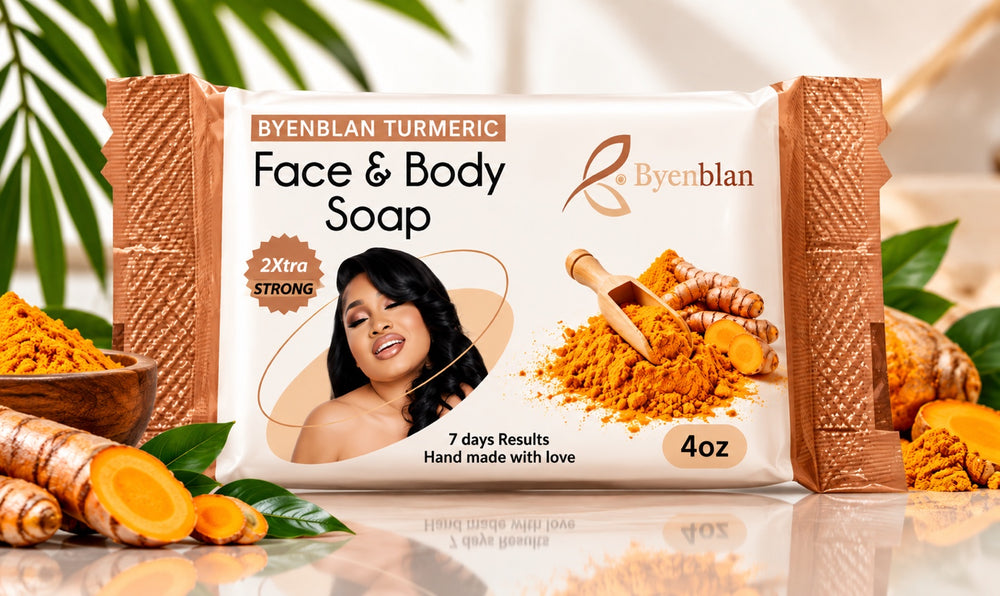 Byehblan Turmeric Face & Body Soap 4 oz